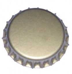 29mm Crown Caps Gold - (200 Pack) - Click Image to Close